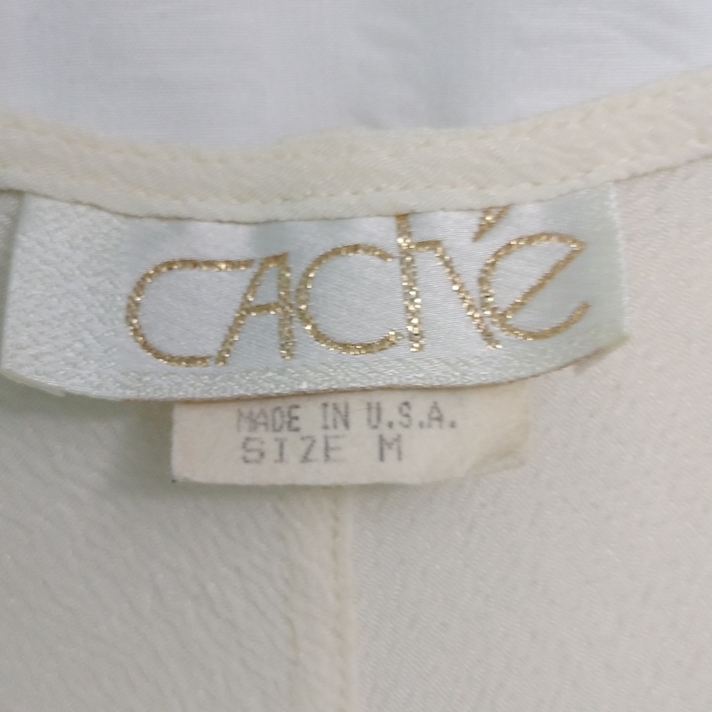 Cache Cream Draped Dress - Picture 5 of 6